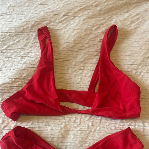 Red Bikini Set - Picture 2 of 4